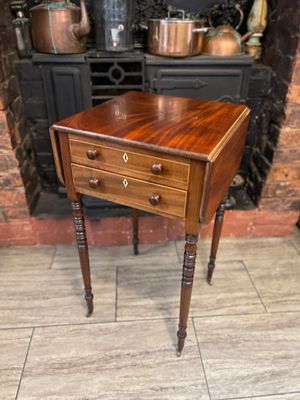 Georgian mahogany baby Pembroke table circa 1800