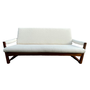 Midcentury Guy Rogers Virginia Teak Sofa
