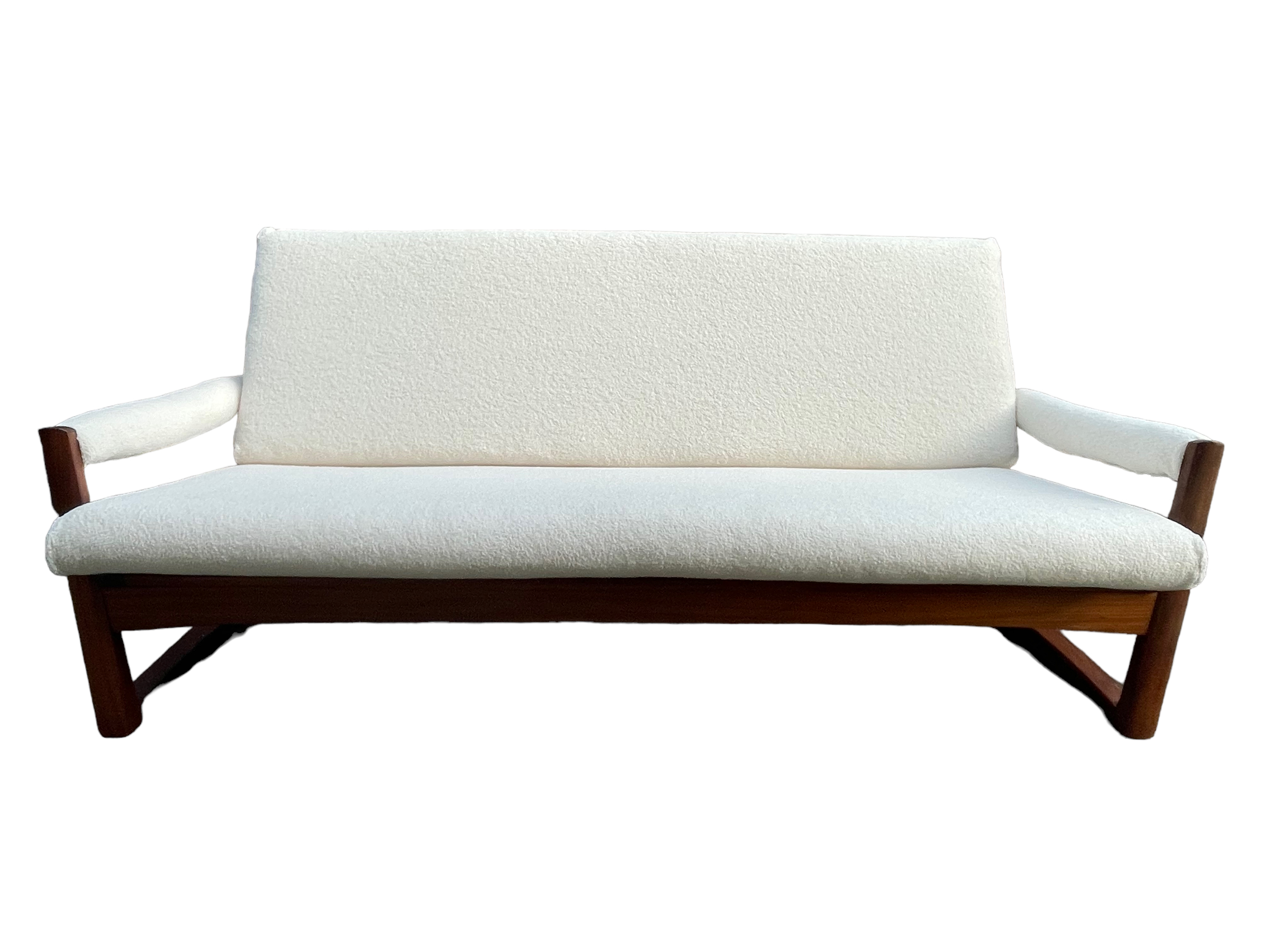 Midcentury Guy Rogers Virginia Teak Sofa