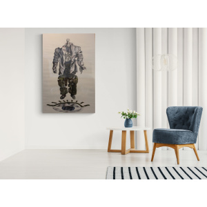 Large Pop surrealist fanstay portrait