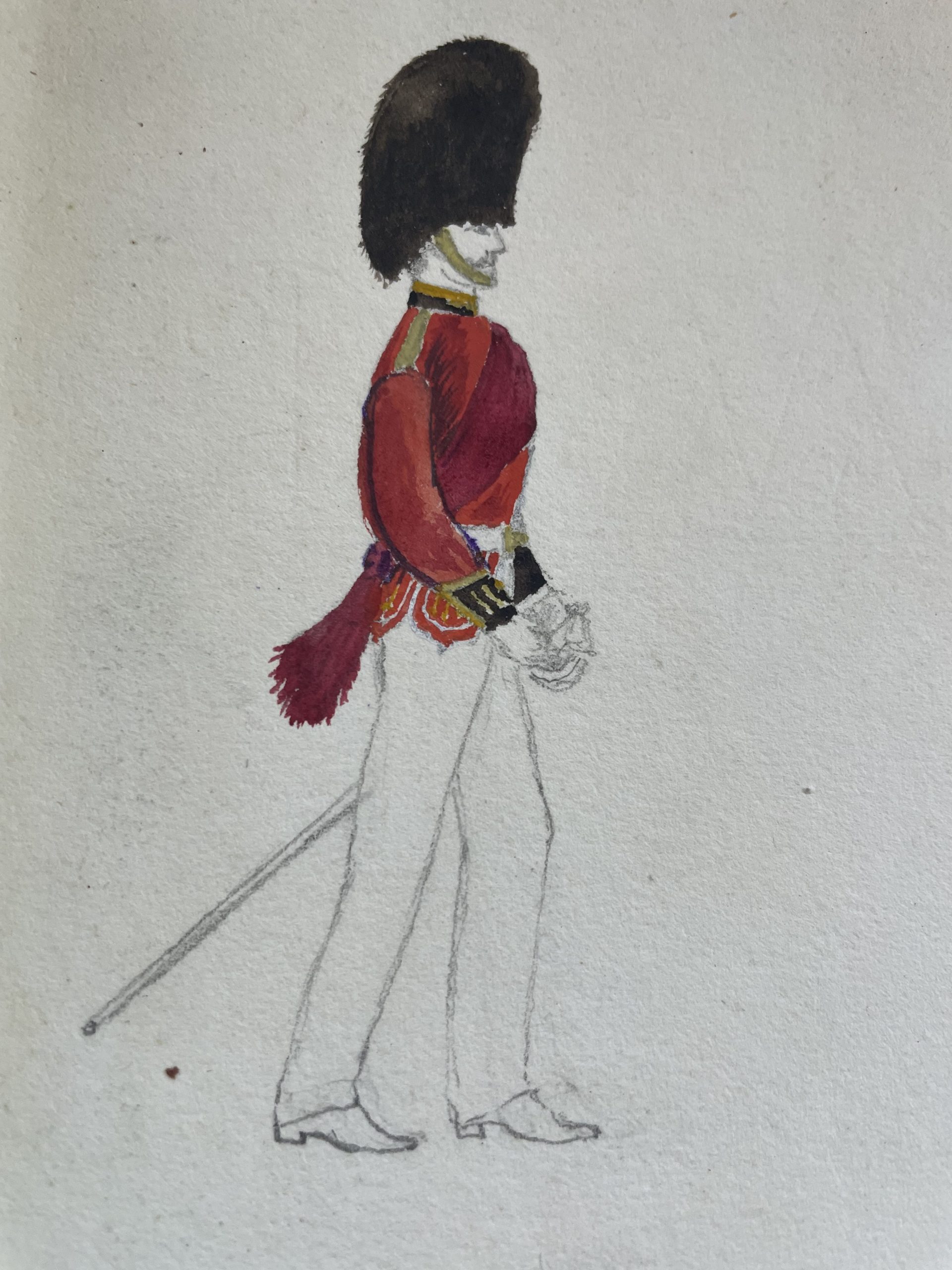 19th century sketch book watercolours of Cornwall and Scottish views