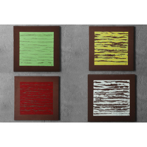 Ewa Söderström, Fyra årstiderna, Series of 4 Oil Paintings on Canvas