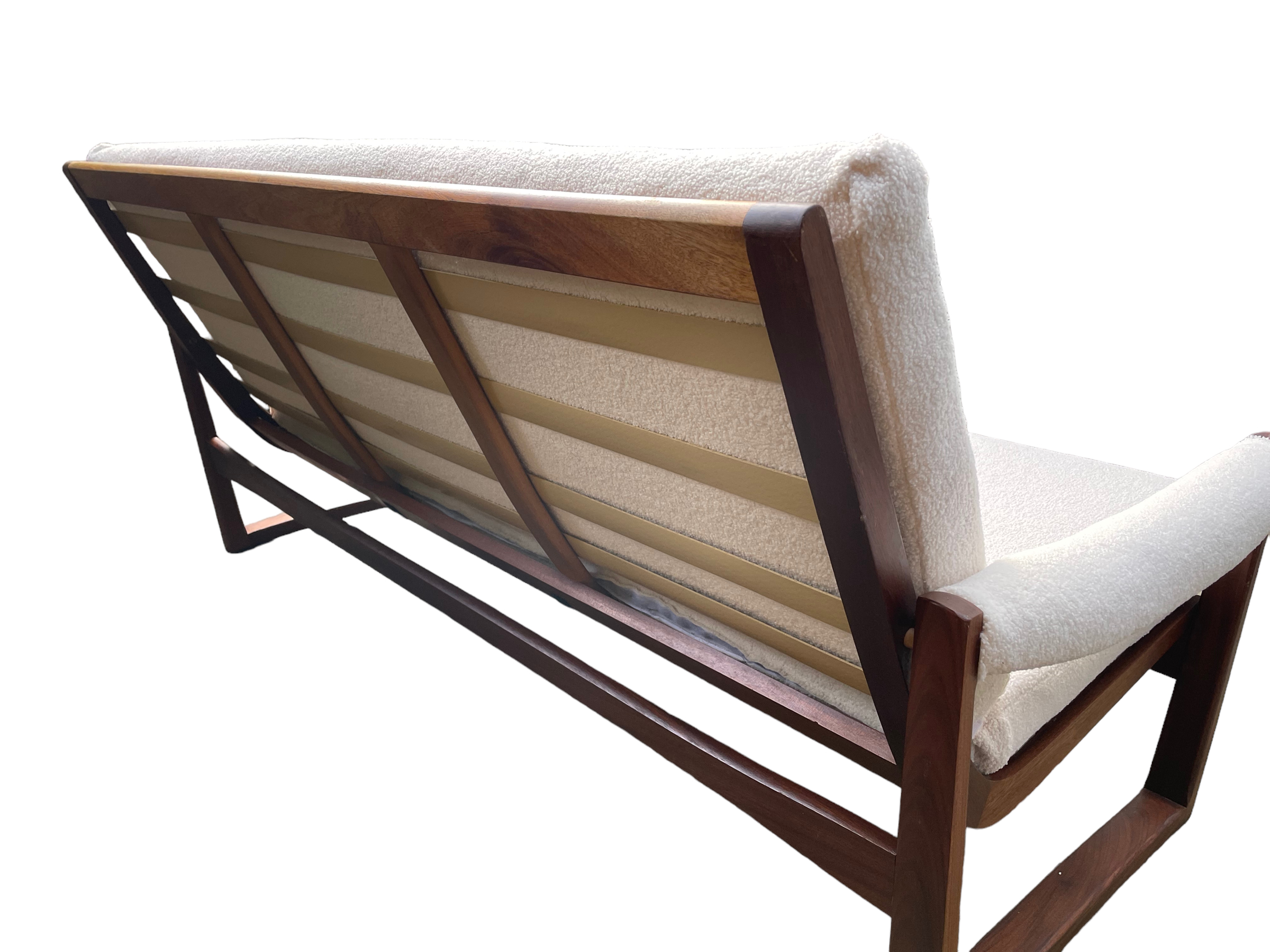 Midcentury Guy Rogers Virginia Teak Sofa