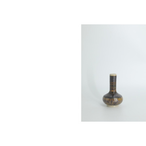Mid-Century Scandinavian Modern Collectible Small Stoneware Vase No. 13 by Gunnar Borg for Höganäs Keramik, 1960s