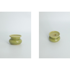 Mid-Century Scandinavian Modern Collectible Small Stoneware Candleholder from Gunnars Keramik Höganäs, 1960s
