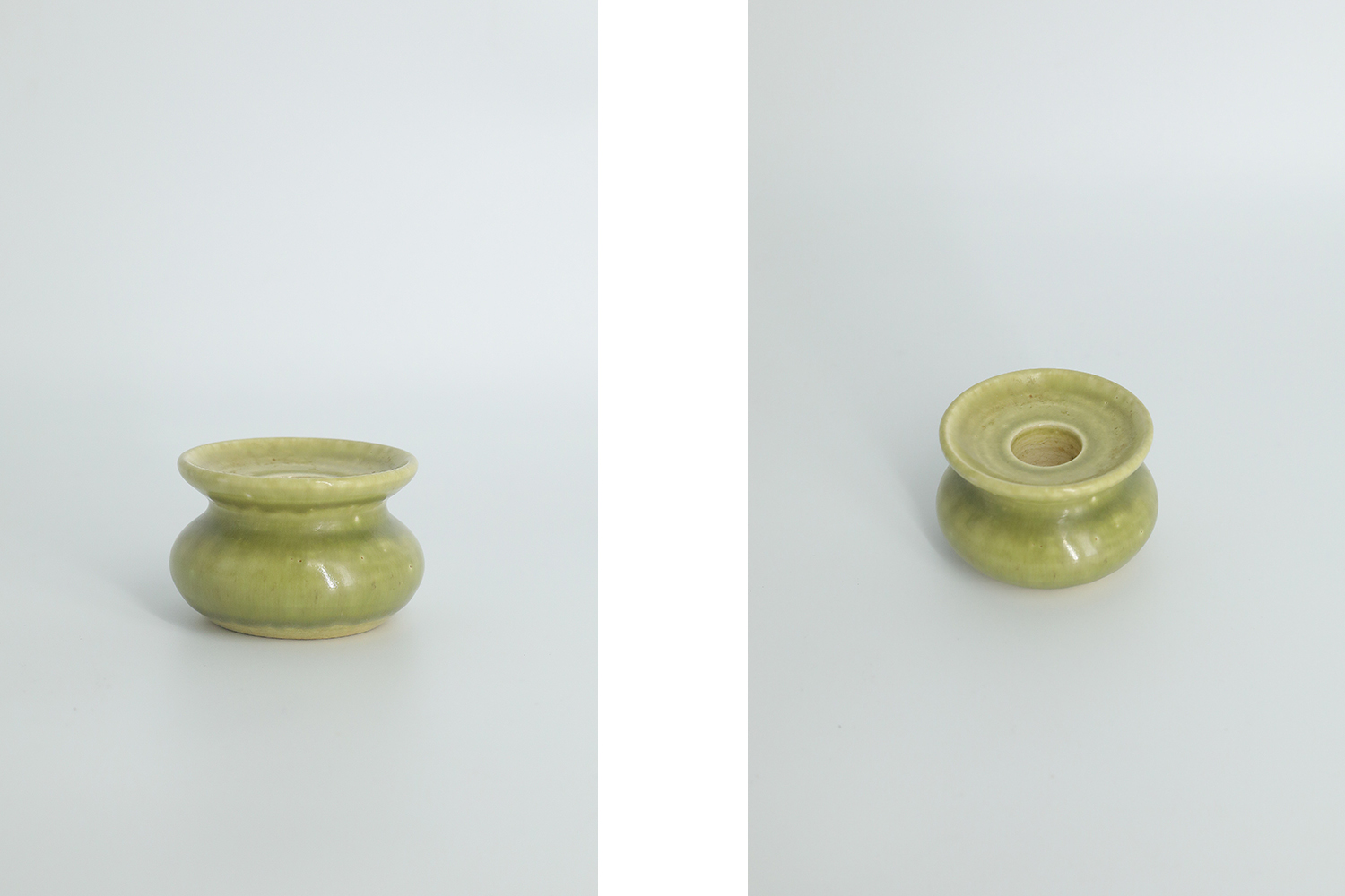 Mid-Century Scandinavian Modern Collectible Small Stoneware Candleholder from Gunnars Keramik Höganäs, 1960s
