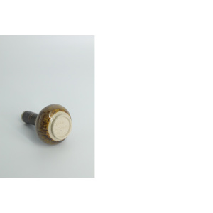 Mid-Century Scandinavian Modern Collectible Small Stoneware Vase No. 13 by Gunnar Borg for Höganäs Keramik, 1960s