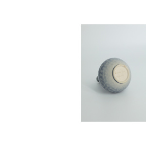 Mid-Century Scandinavian Modern Collectible Small Azure Stoneware Vase by Gunnar Borg for Höganäs Keramik, 1960s