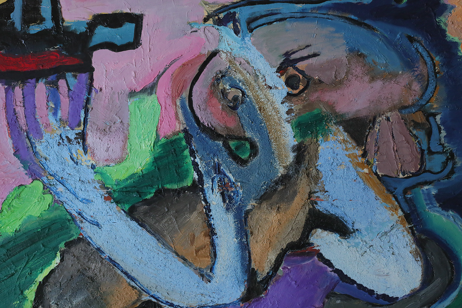 Lennart Lilja, Composition, 1950s, Oil on Canvas