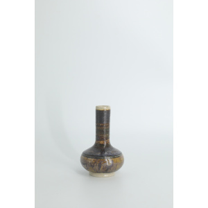 Mid-Century Scandinavian Modern Collectible Small Stoneware Vase No. 13 by Gunnar Borg for Höganäs Keramik, 1960s
