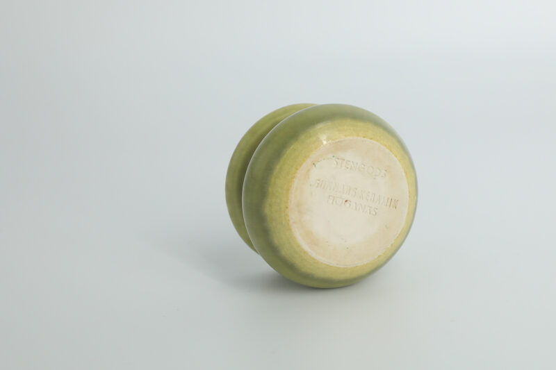 Mid-Century Scandinavian Modern Collectible Small Stoneware Candleholder from Gunnars Keramik Höganäs, 1960s