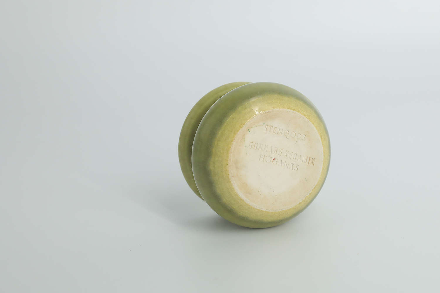 Mid-Century Scandinavian Modern Collectible Small Stoneware Candleholder from Gunnars Keramik Höganäs, 1960s