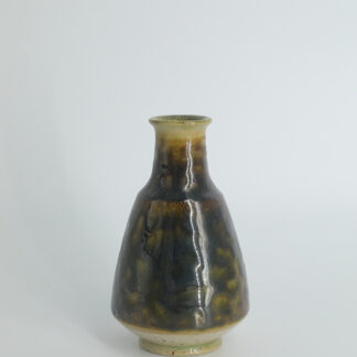 Mid-Century Scandinavian Modern Collectible Small Stoneware Vase No. 10 by Gunnar Borg for Höganäs Keramik, 1960s