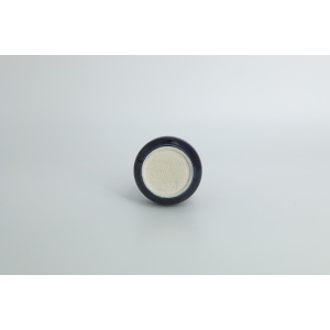 Mid-Century Scandinavian Modern Collectible Small Dark Navy Blue Stoneware Vase by Gunnar Borg for Höganäs Keramik, 1960s