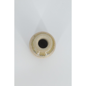 Small Mid-Century Scandinavian Modern Collectible Sand Stoneware Vase by Gunnar Borg for Höganäs Keramik, 1960s