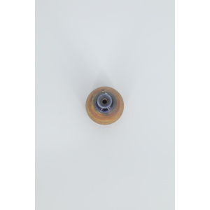 Small Mid-Century Scandinavian Modern Collectible Blue & Brown Stoneware Vase by Gunnar Borg for Höganäs Keramik, 1960s