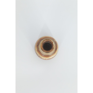 Small Mid-Century Scandinavian Modern Collectible Brown Stoneware Vase by Gunnar Borg for Höganäs Keramik, 1960s