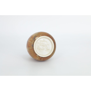 Small Mid-Century Scandinavian Modern Collectible Brown Stoneware Vase by Gunnar Borg for Höganäs Keramik, 1960s
