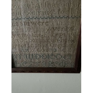 Antique 18th century English sampler