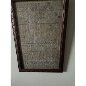 Antique 18th century English sampler
