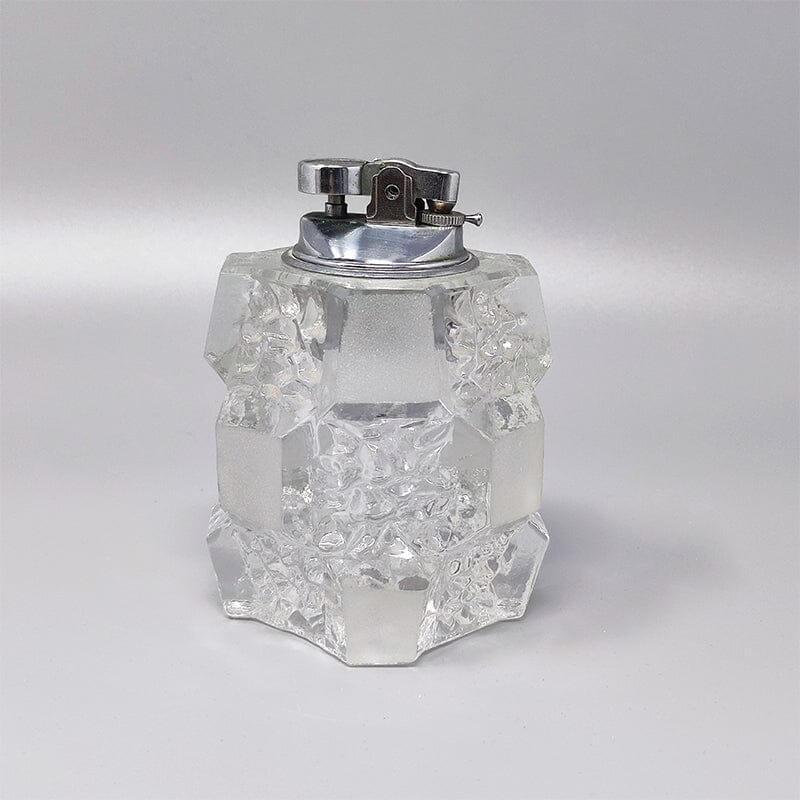 1960 Table Lighter in Murano Glass by Antonio Imperatore. Made in Italy