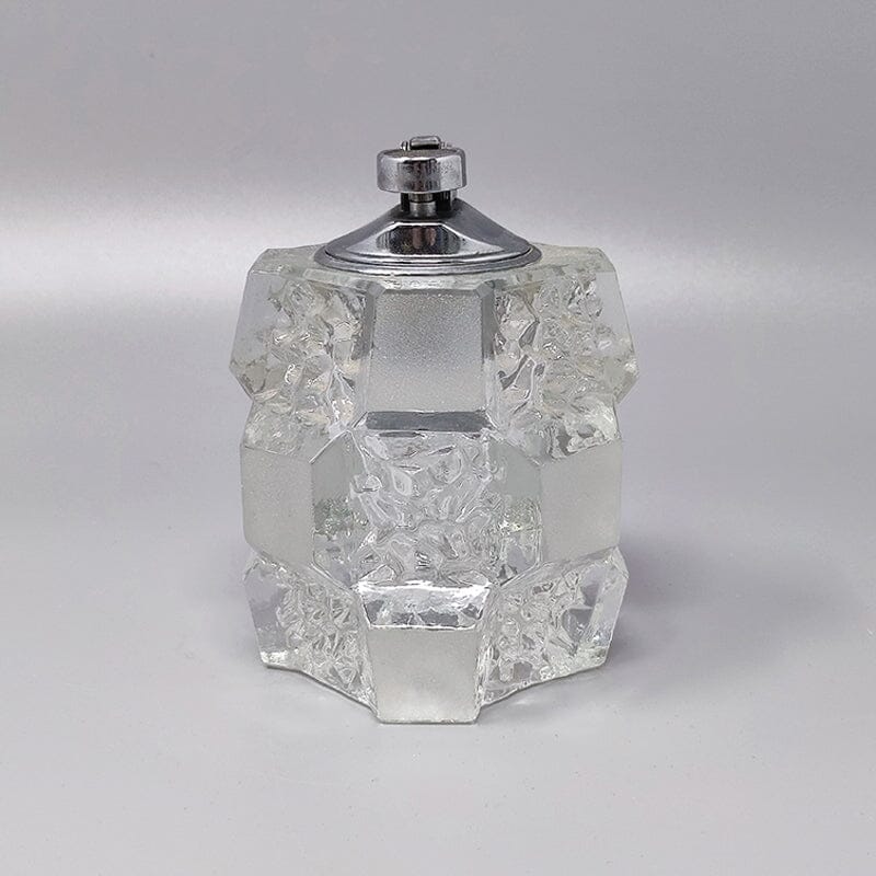 1960 Table Lighter in Murano Glass by Antonio Imperatore. Made in Italy