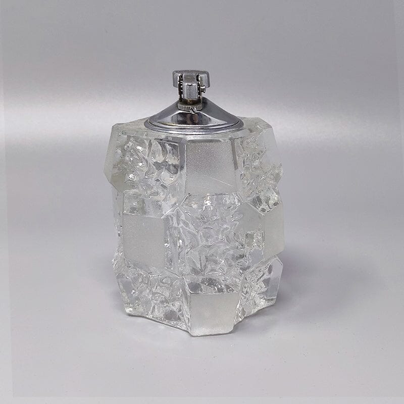 1960 Table Lighter in Murano Glass by Antonio Imperatore. Made in Italy
