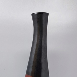 1970s Big Red Vase by Marei Ceramic. Made in Germany