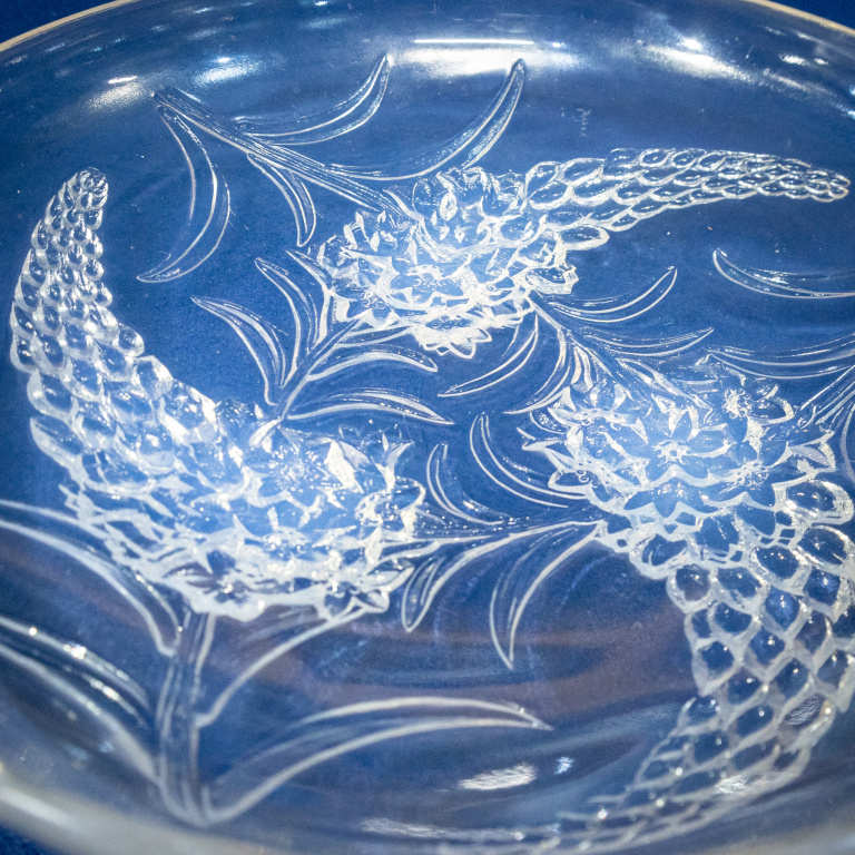Stunning Veronique Pattern Lalique Bowl - Image 4