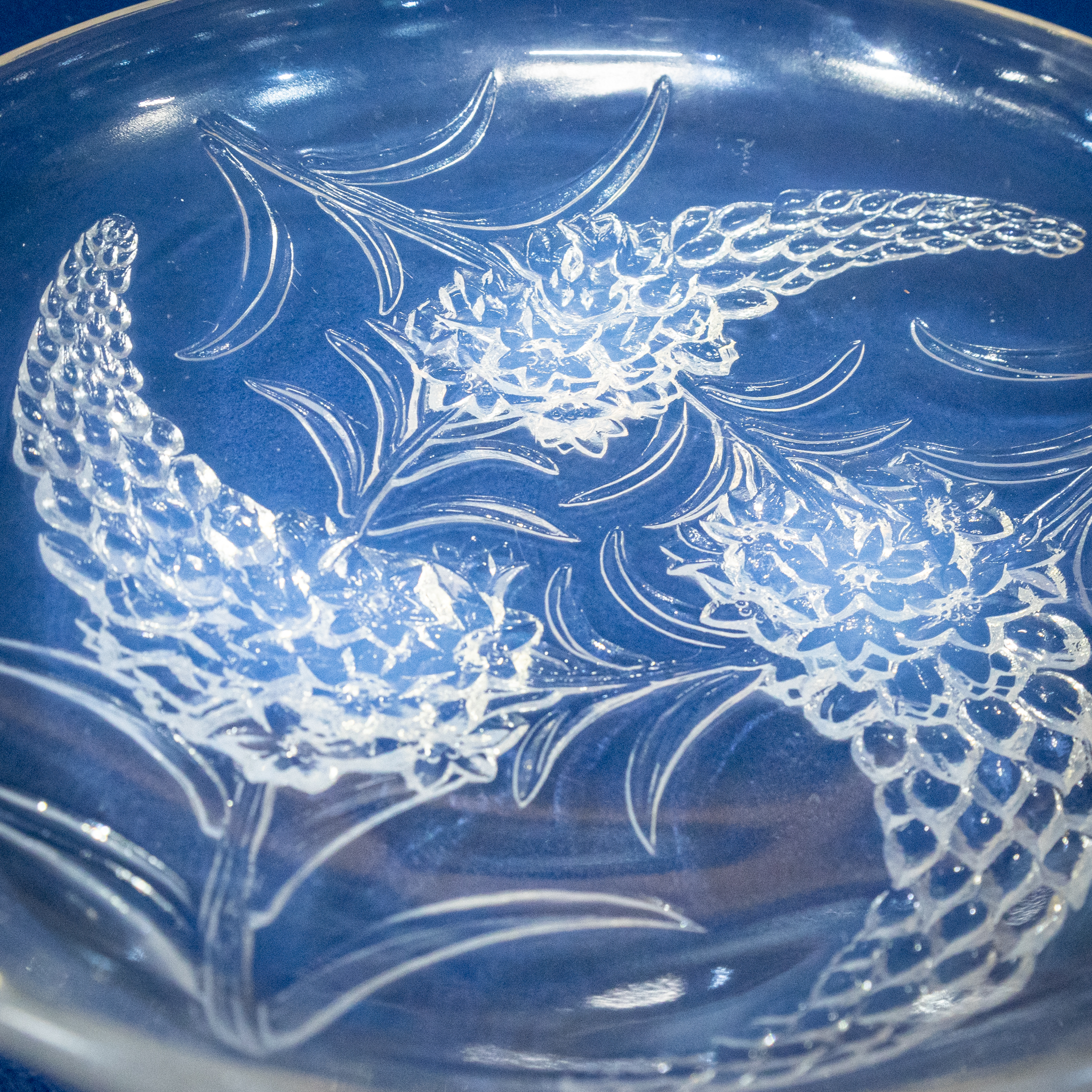 Stunning Veronique Pattern Lalique Bowl