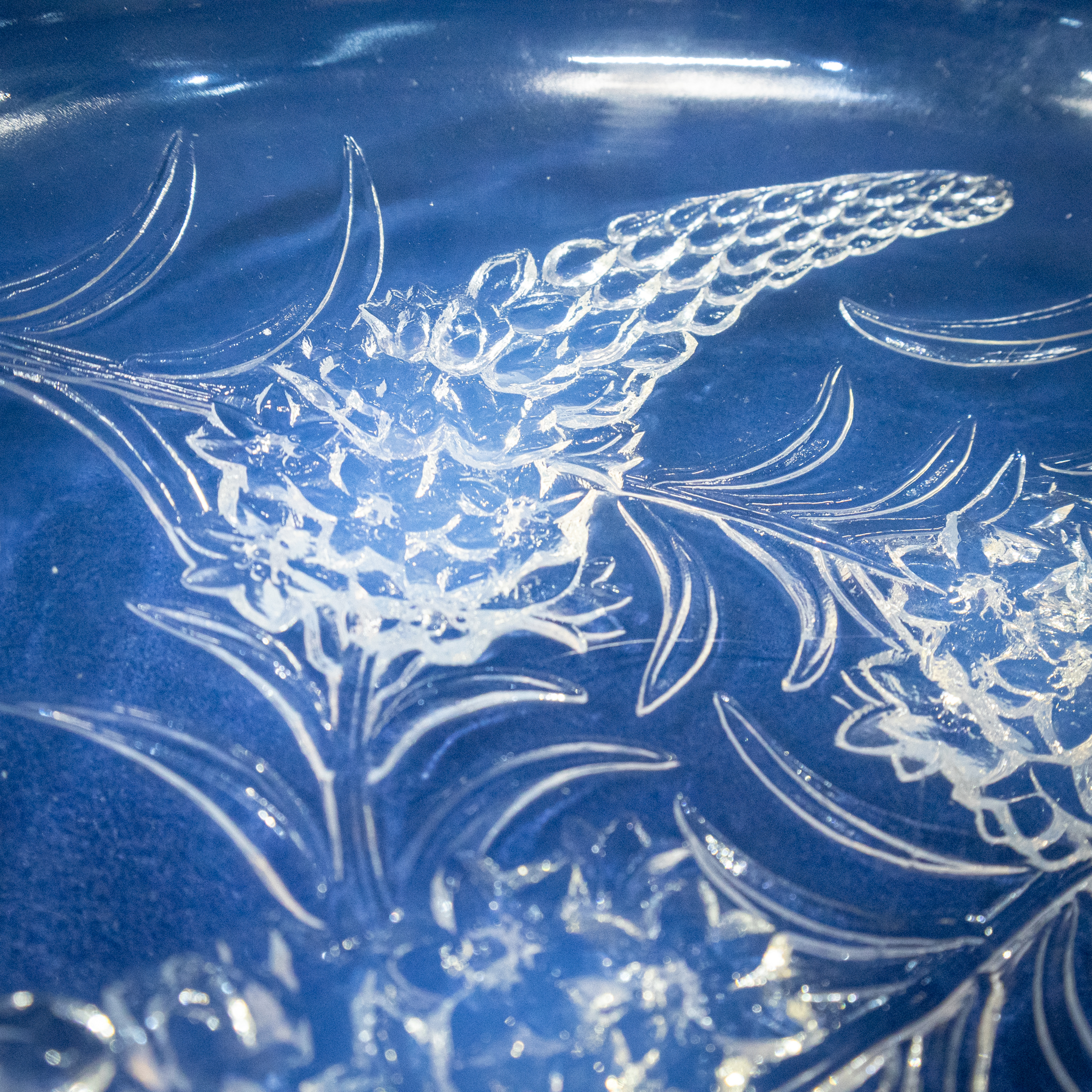 Stunning Veronique Pattern Lalique Bowl