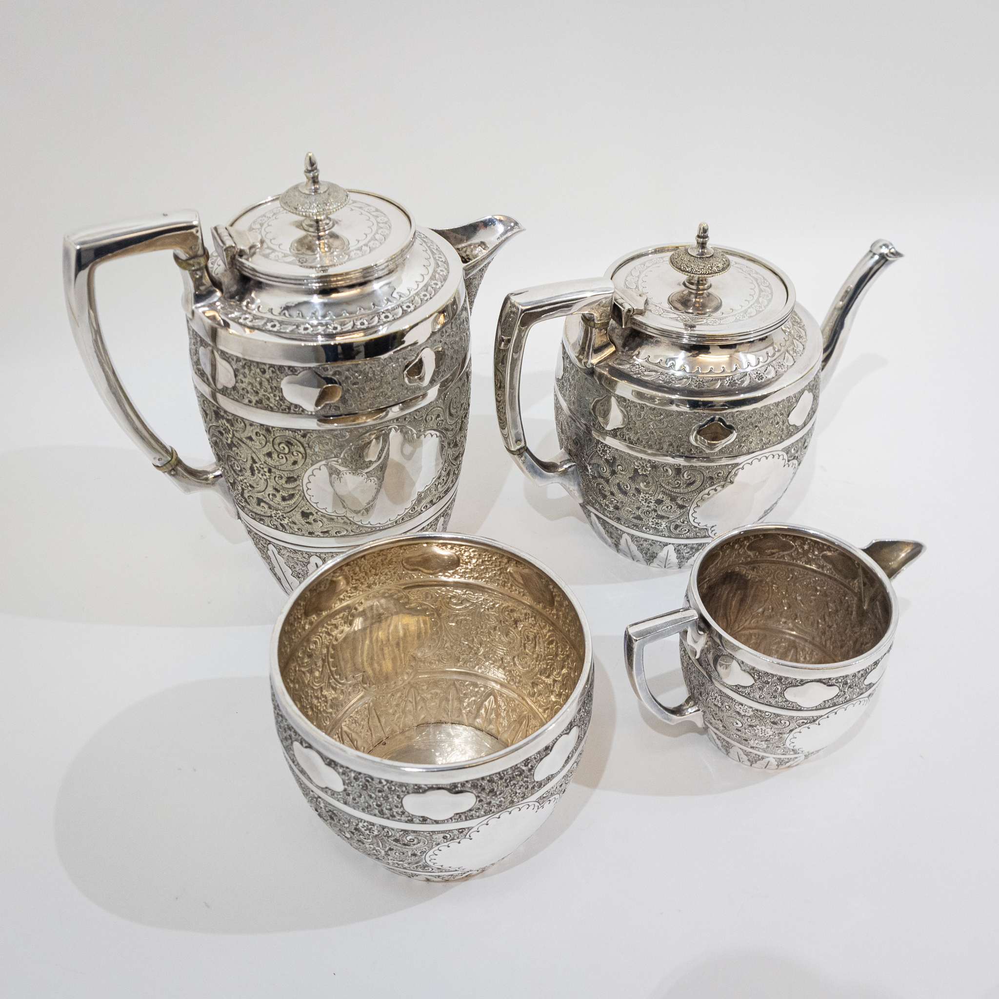 Electro Plate Four Piece Teaset