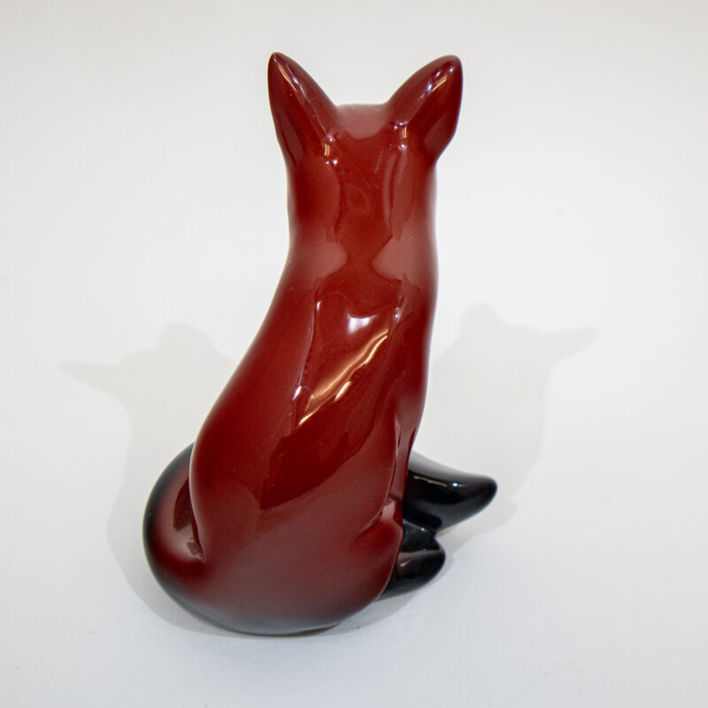 Royal Doulton Flambe Foxes