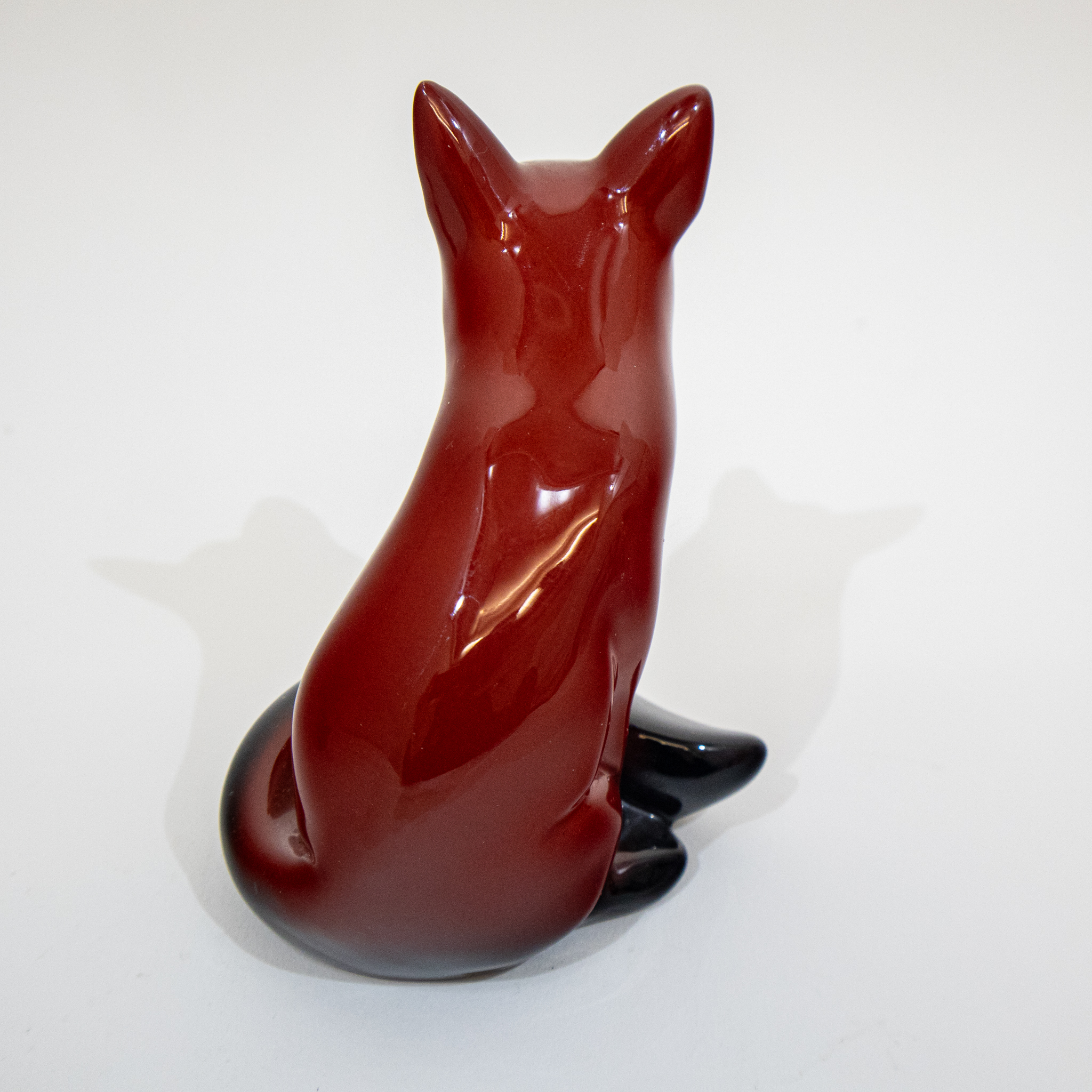 Royal Doulton Flambe Foxes