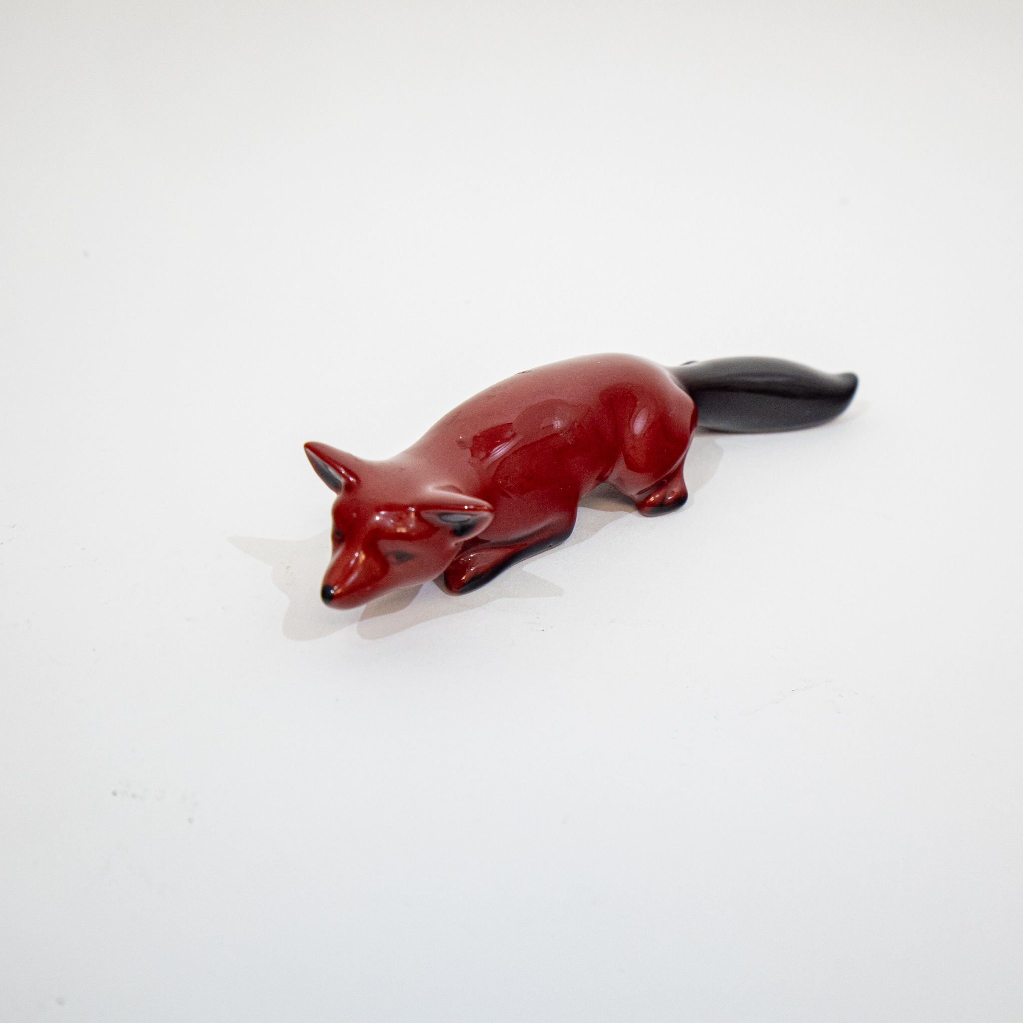 Royal Doulton Flambe Foxes
