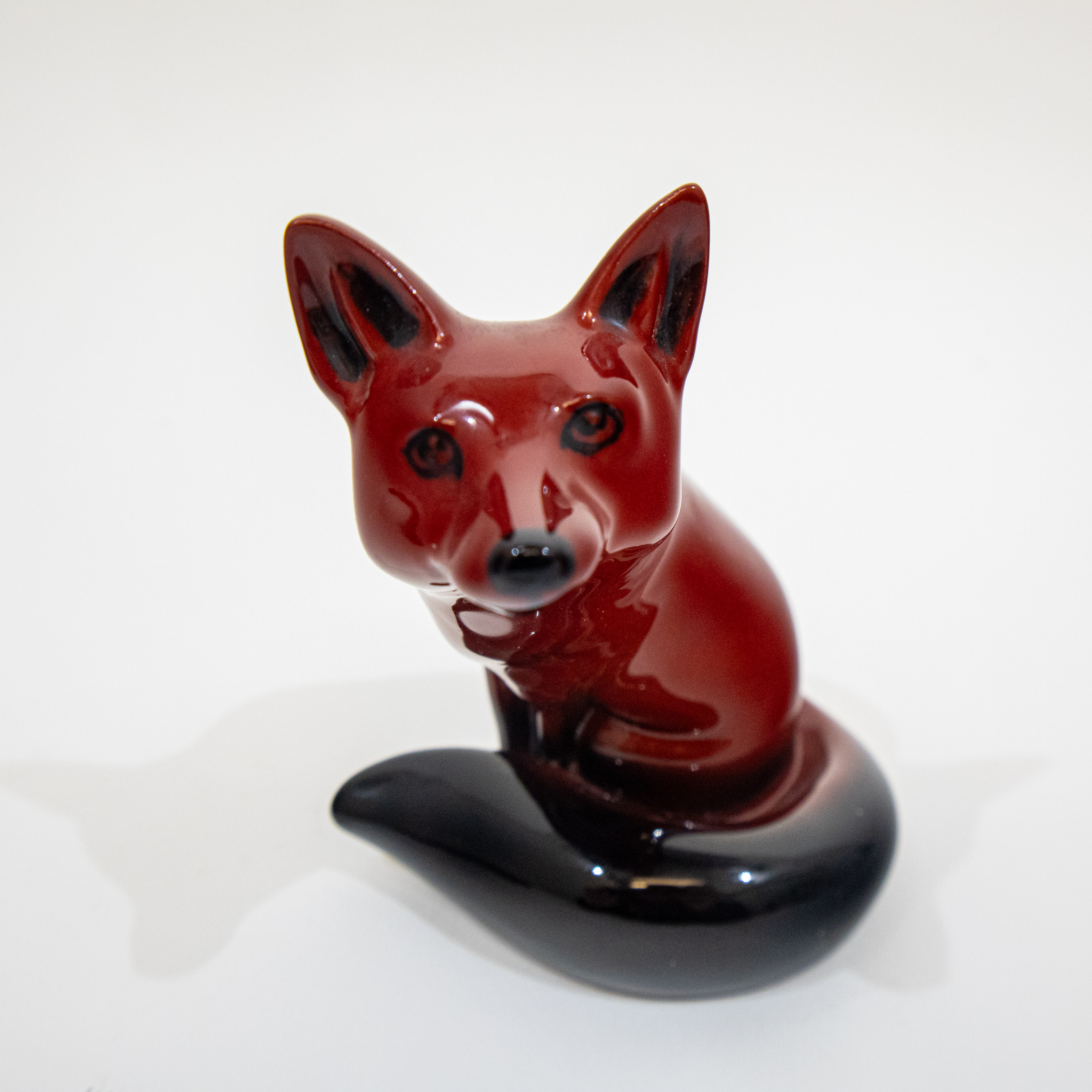 Royal Doulton Flambe Foxes