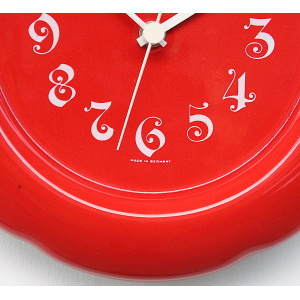 Stunning Ceramic Clock Made in West Germany by Mauthe, 1970s