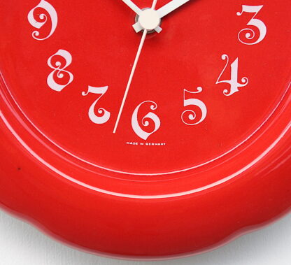 Stunning Ceramic Clock Made in West Germany by Mauthe, 1970s - Image 12