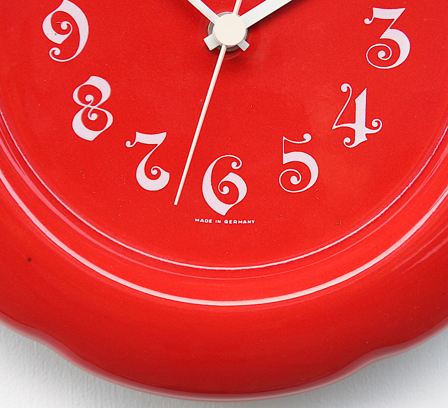 Stunning Ceramic Clock Made in West Germany by Mauthe, 1970s