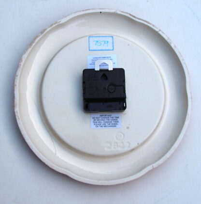 Stunning Ceramic Clock Made in West Germany by Mauthe, 1970s - Image 4