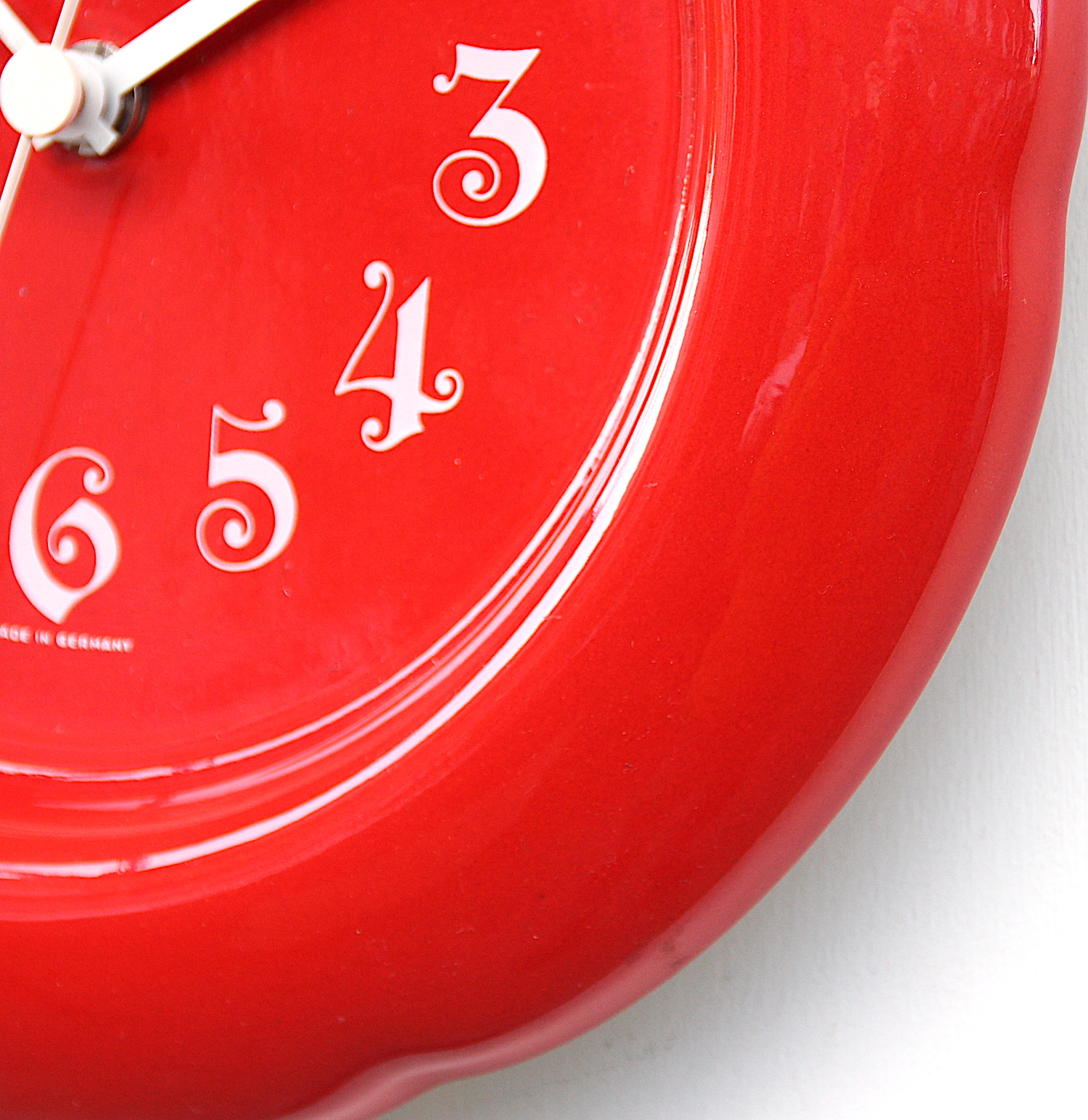 Stunning Ceramic Clock Made in West Germany by Mauthe, 1970s