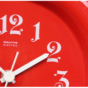 Stunning Ceramic Clock Made in West Germany by Mauthe, 1970s