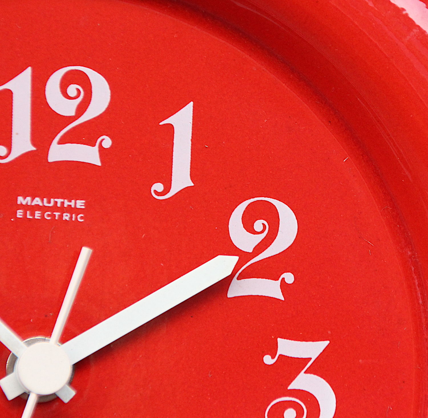 Stunning Ceramic Clock Made in West Germany by Mauthe, 1970s