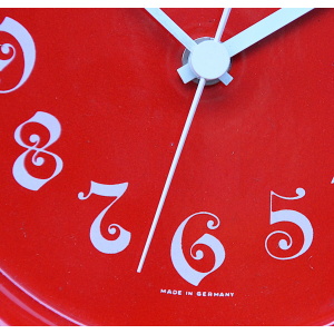 Stunning Ceramic Clock Made in West Germany by Mauthe, 1970s