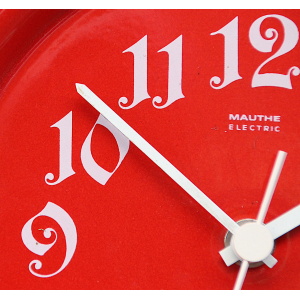 Stunning Ceramic Clock Made in West Germany by Mauthe, 1970s
