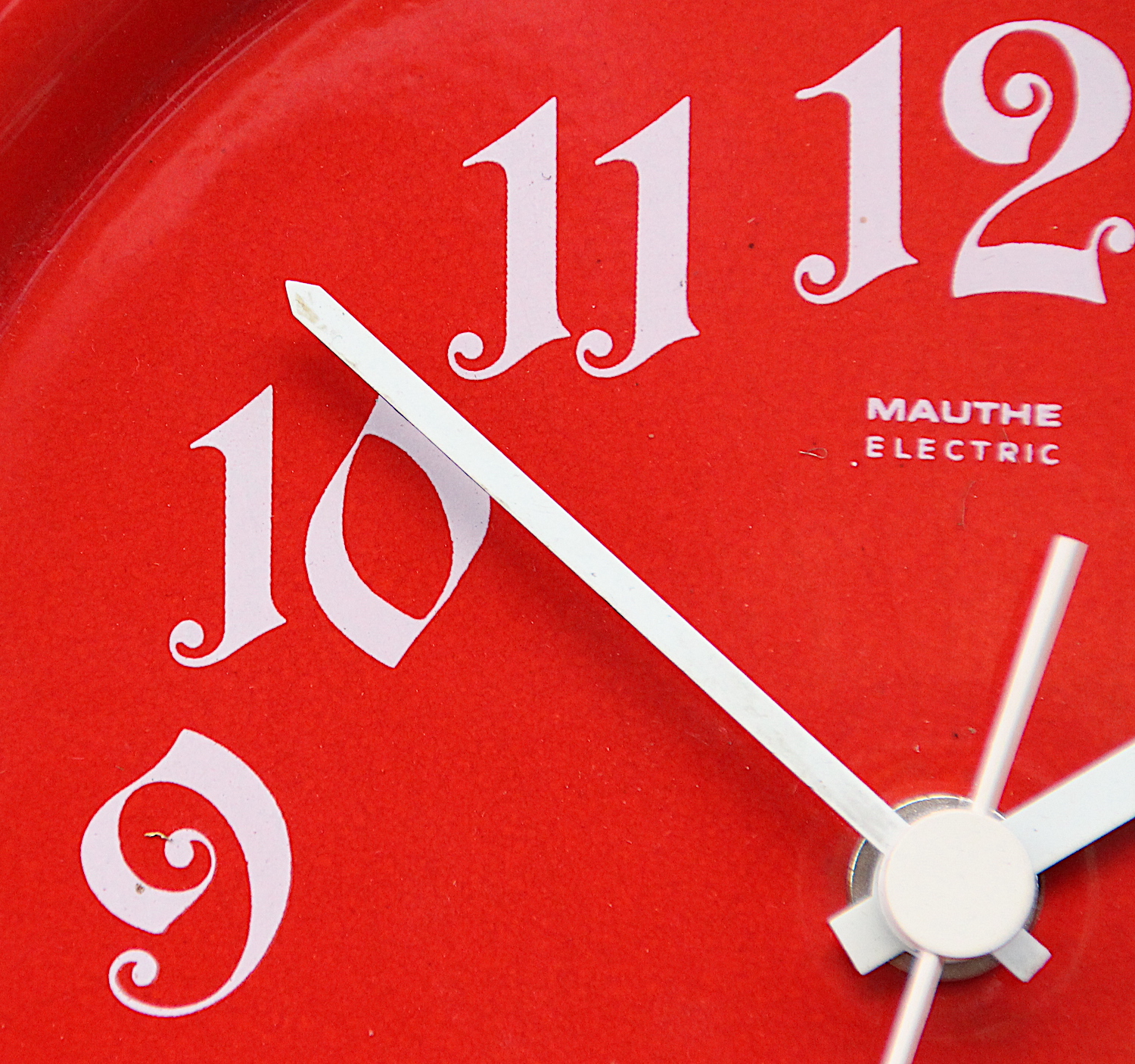 Stunning Ceramic Clock Made in West Germany by Mauthe, 1970s