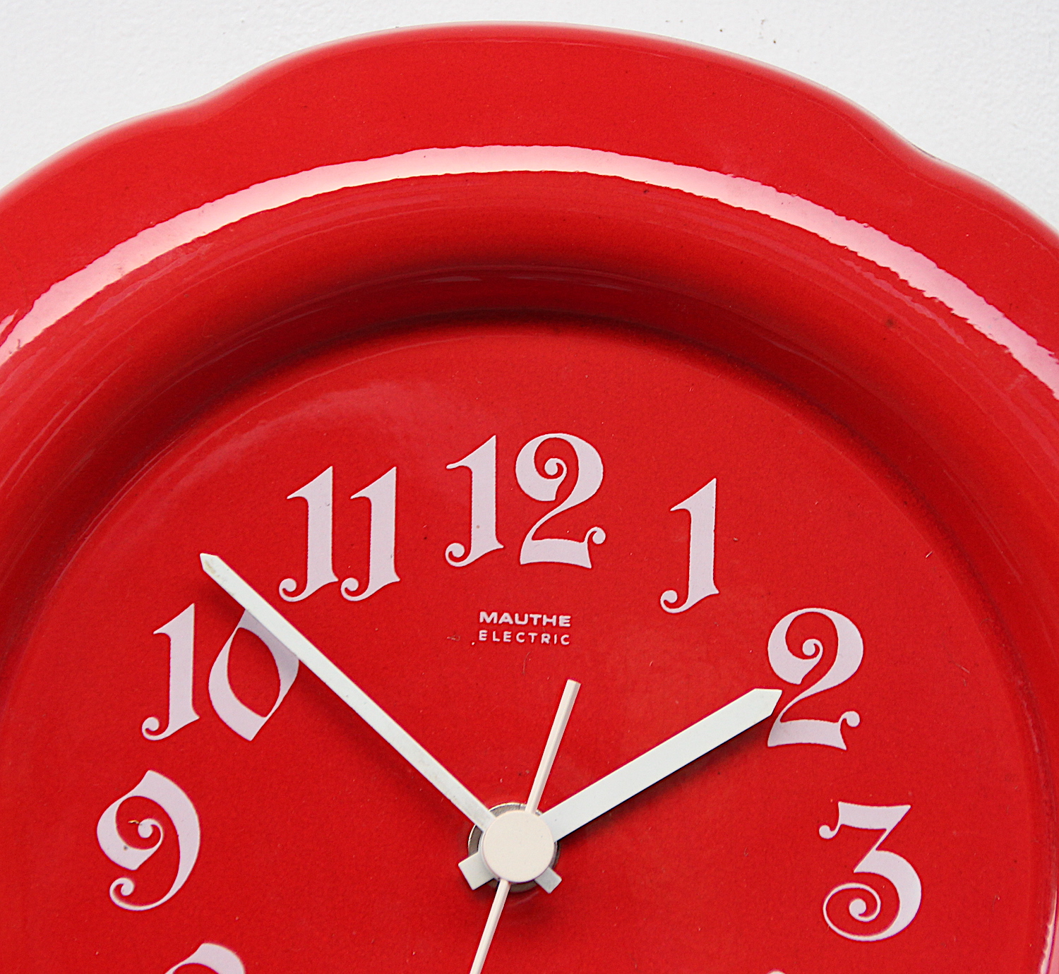 Stunning Ceramic Clock Made in West Germany by Mauthe, 1970s