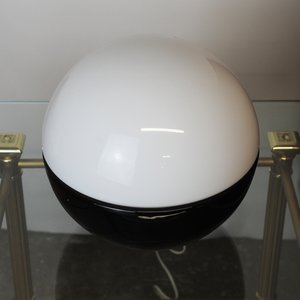 Italian Ceramic & Murano Glass Spherical Table Lamp By Alvino Bagni For Lampalla ,1970s