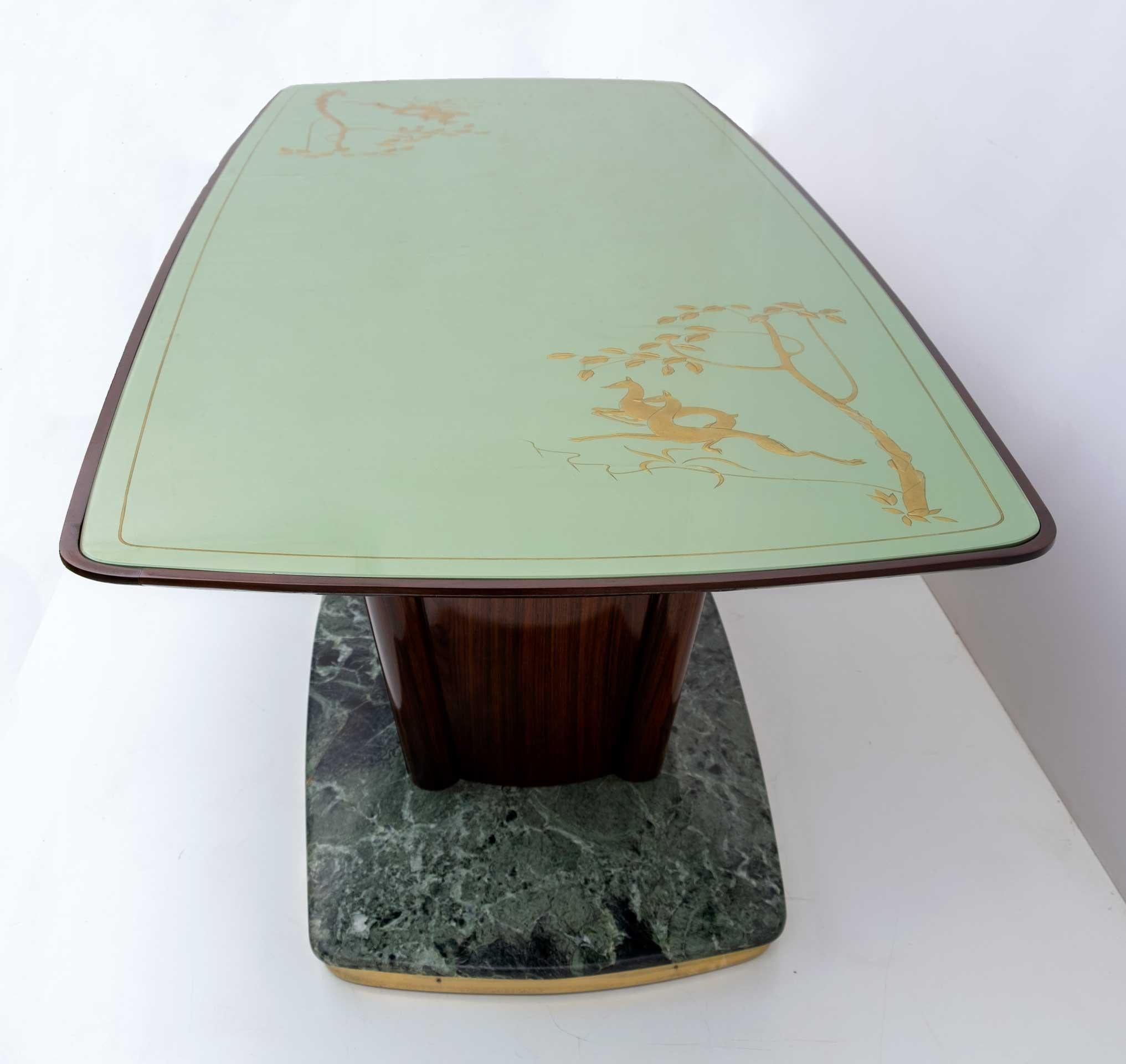 Vittorio Dassi Iconic Design Mid-Century Modern Italian Dining Table, 50s, Rare!