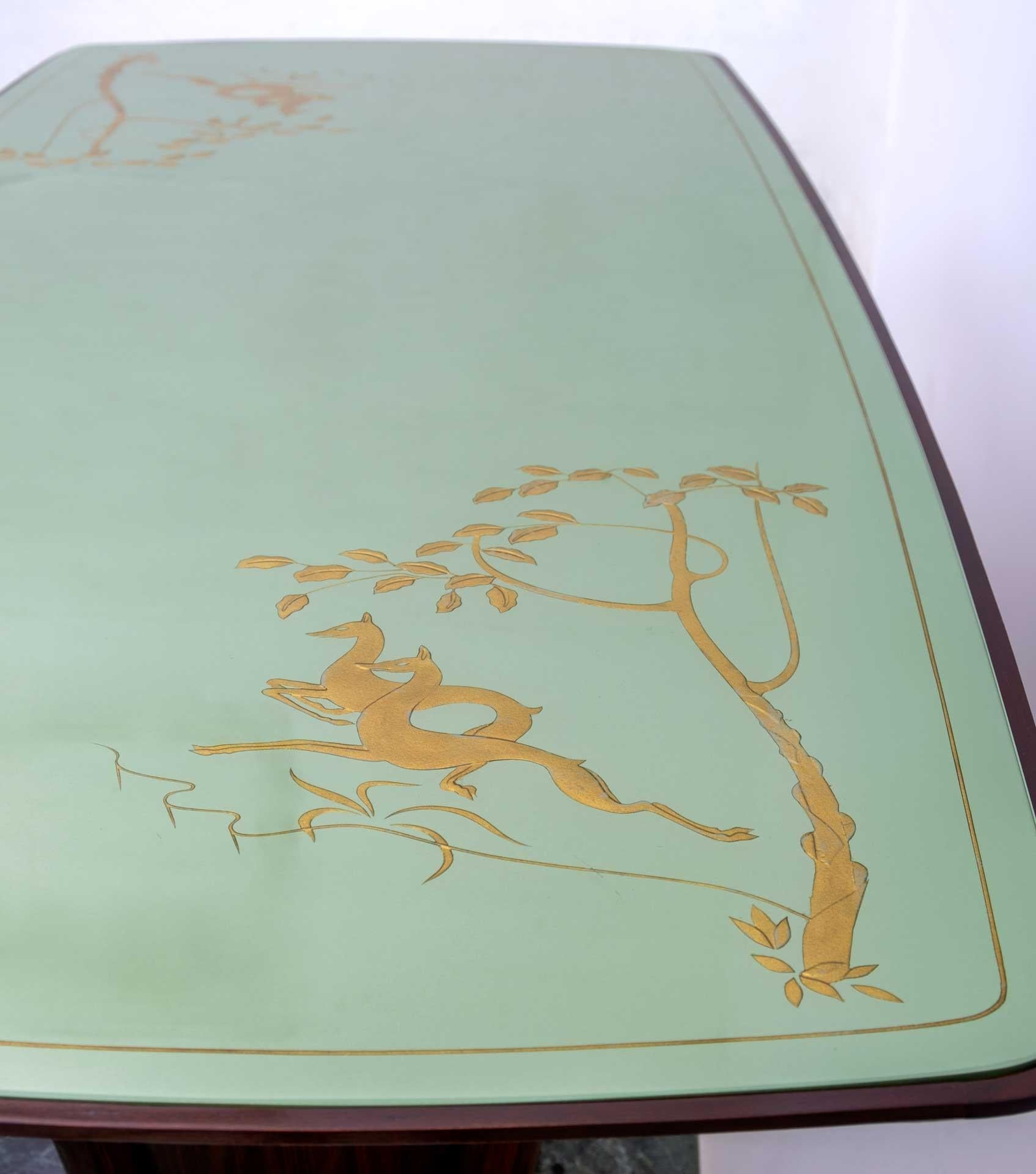 Vittorio Dassi Iconic Design Mid-Century Modern Italian Dining Table, 50s, Rare!